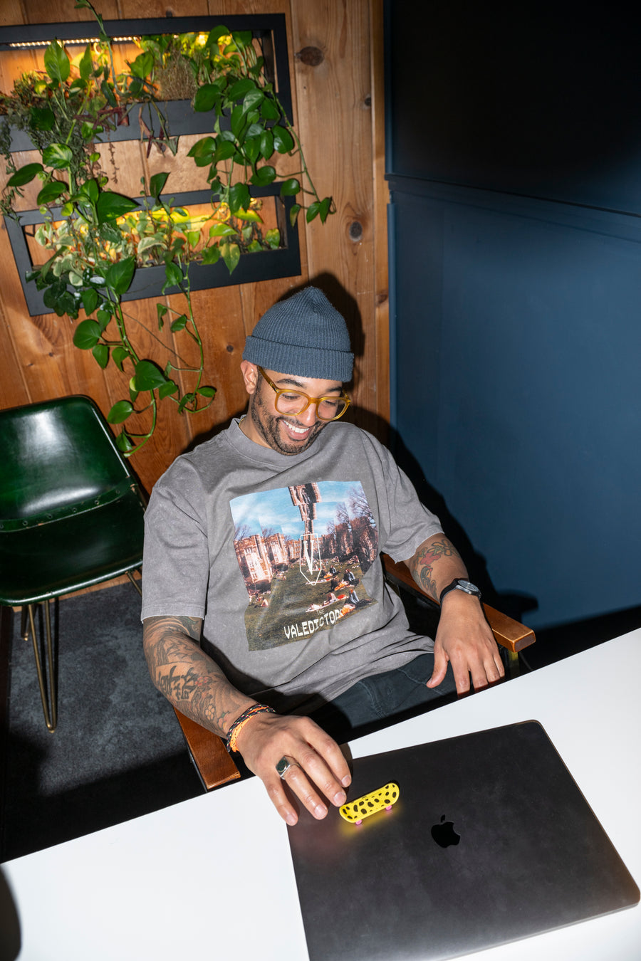 Arrival Stone Wash Heavy Tee — Grey Stone