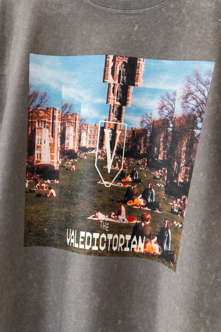 Arrival Stone Wash Heavy Tee — Grey Stone