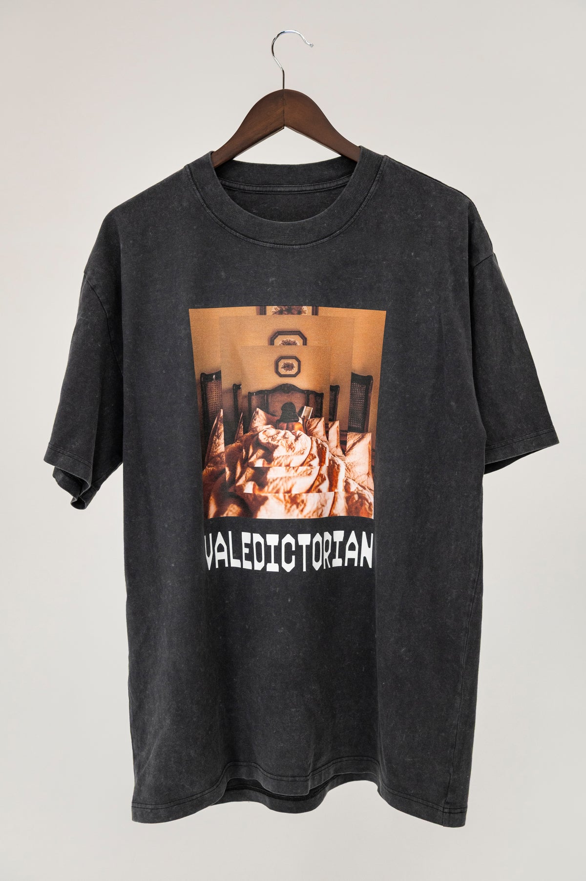 Arrival Stone Wash Heavy Tee — Black Stone